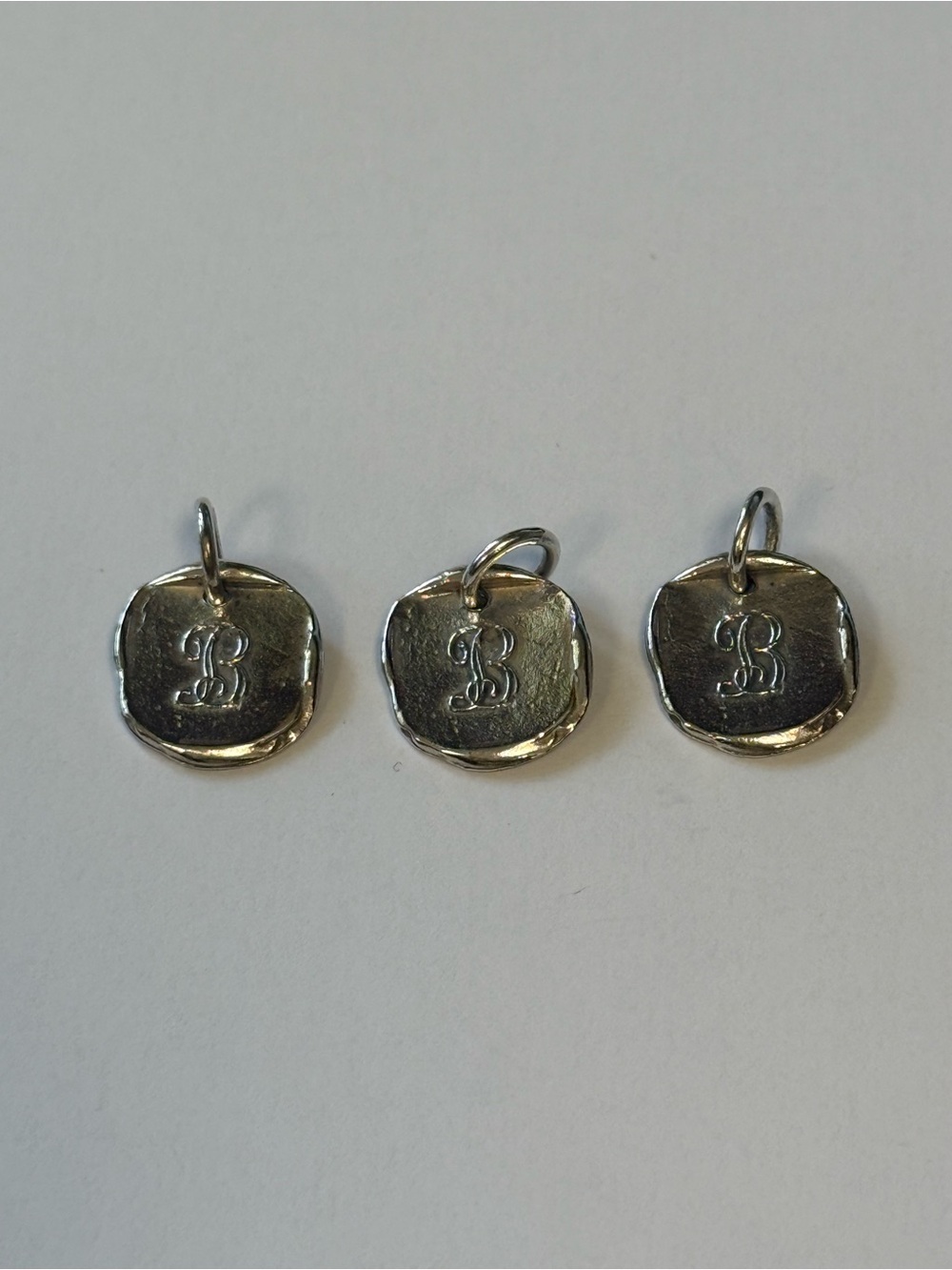 NWOT.  Waxing Poetic Sterling Silver ‘B’ Charms (1)